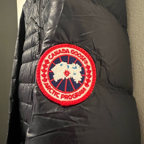 Canada Goose Men’s Hybridge Lite Hoody Atlantic Navy Blue Size 2XL - Picture 3 of 12